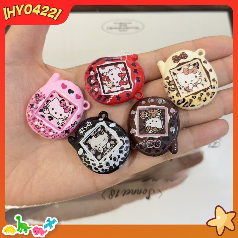Phone Accessories Jewelry - Acrylic Cute Kt Cat Leopard Print