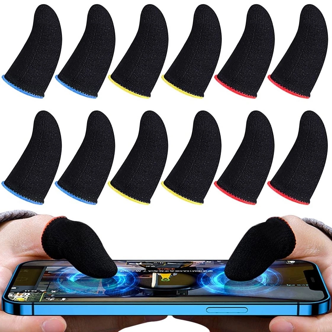 Gaming Trigger Phone - Gaming Finger Sleeve Breathable Fingertips For