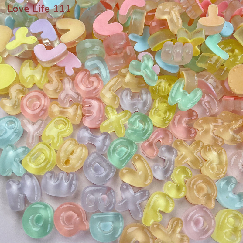 Phone Accessories Jewelry - New20Pcs Mini Letters Mixed Resin Accessories