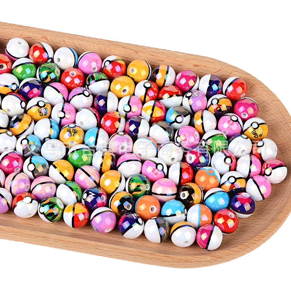 Phone Accessories Chain - 20/50pcs for Pokemon through-hole beaded DIY