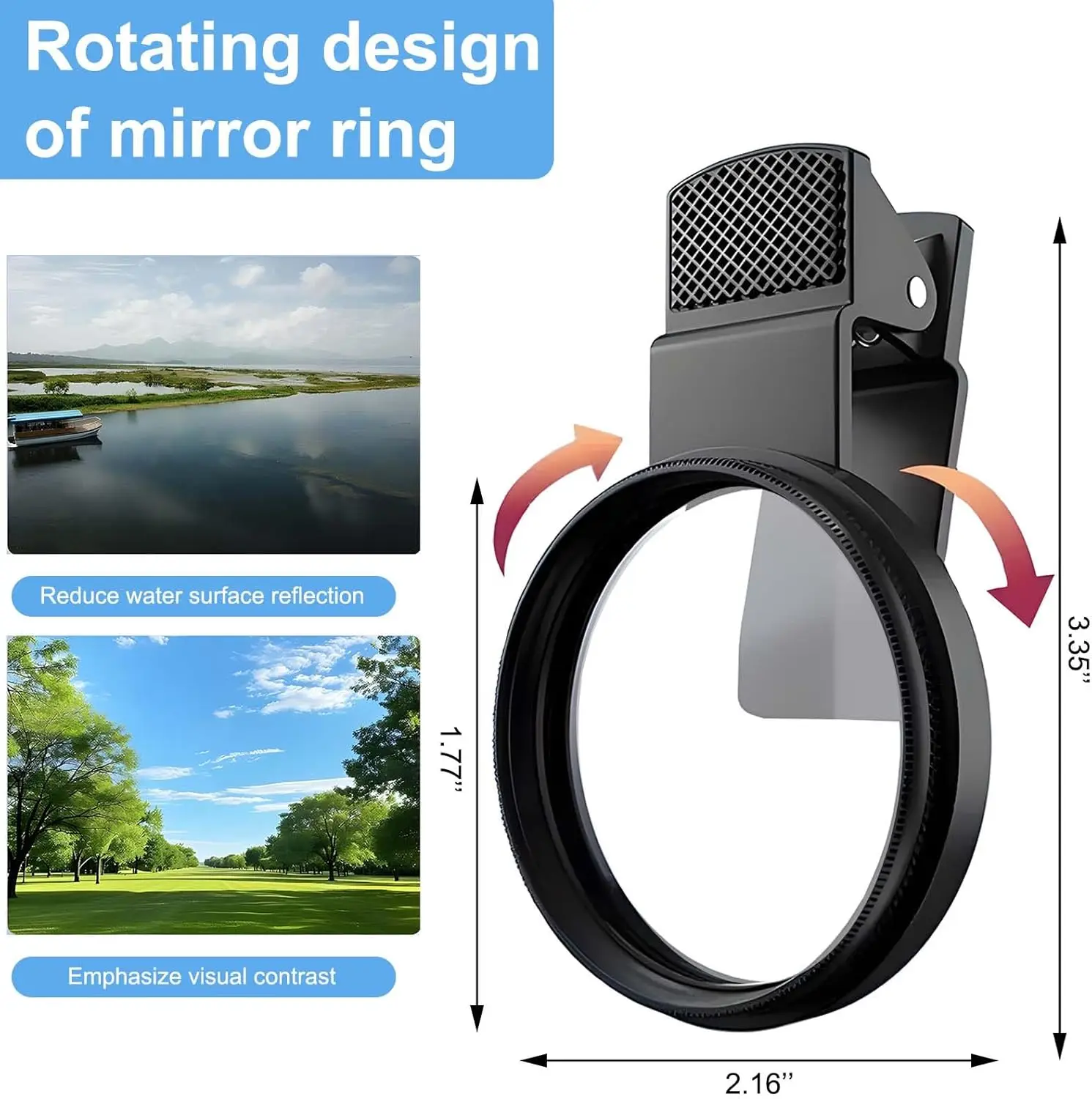 MINI 52mm Clip-on Phone Filter - Lens Camera Clip incelemesi ve fiyatı