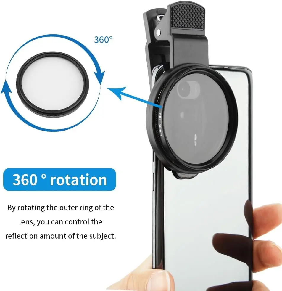 MINI 52mm Clip-on Phone Filter - Lens Camera Clip incelemesi ve fiyatı