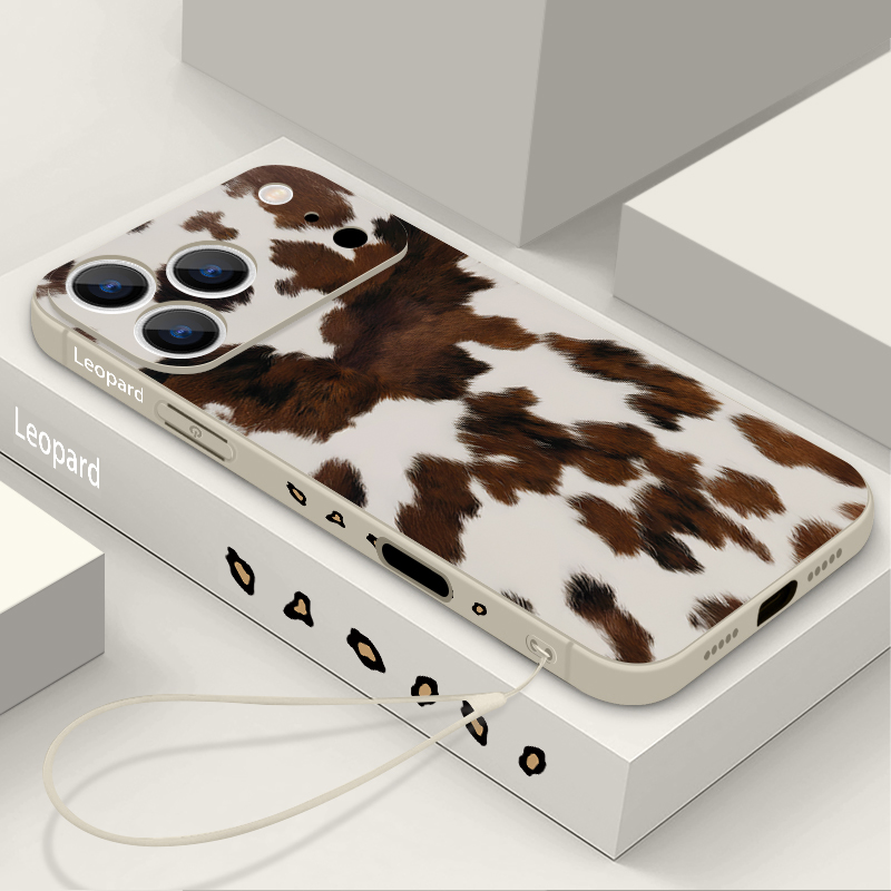 Leopard Print TPU Phone Case F - Lanyard Phone Strap incelemesi ve fiyatı