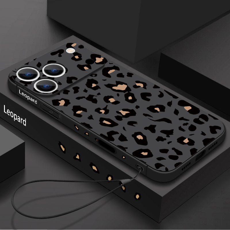 Leopard Print TPU Phone Case F - Lanyard Phone Strap incelemesi ve fiyatı