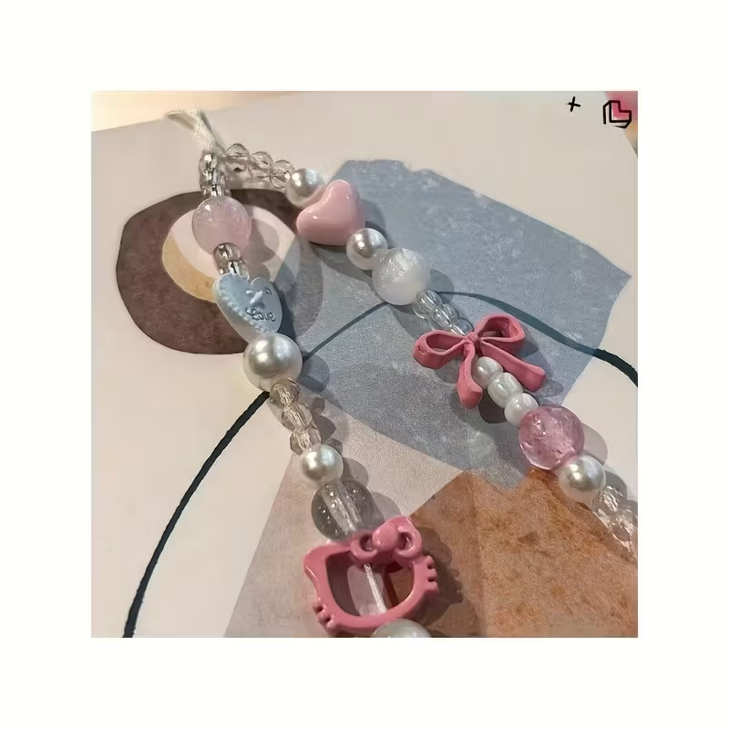 3D Pink Butterfly Flower Hello - Lanyard Phone Strap incelemesi ve fiyatı