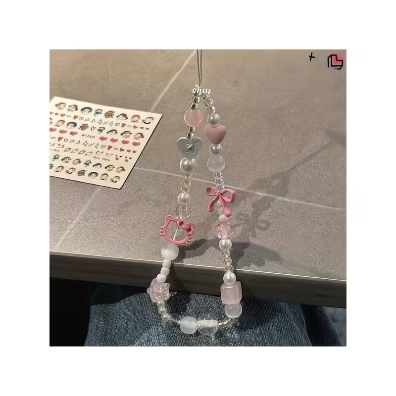 3D Pink Butterfly Flower Hello - Lanyard Phone Strap incelemesi ve fiyatı