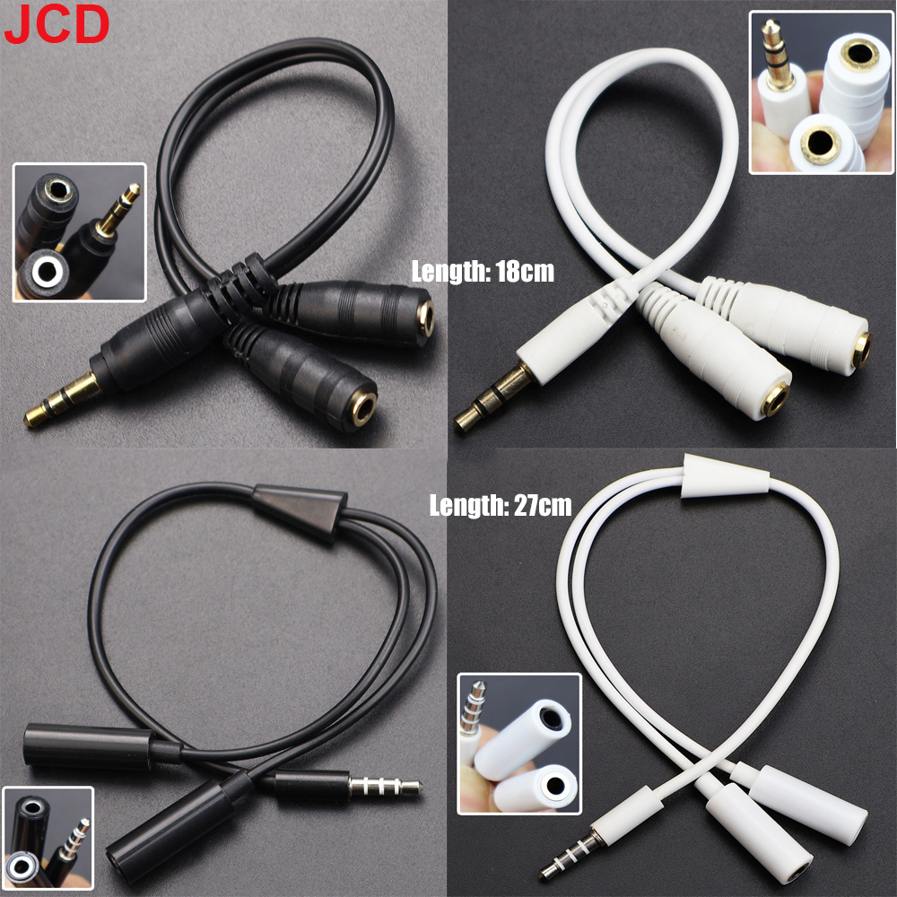JCD 1Male to 2 Dual Female Y S - Earphone Splitter Jack incelemesi ve fiyatı