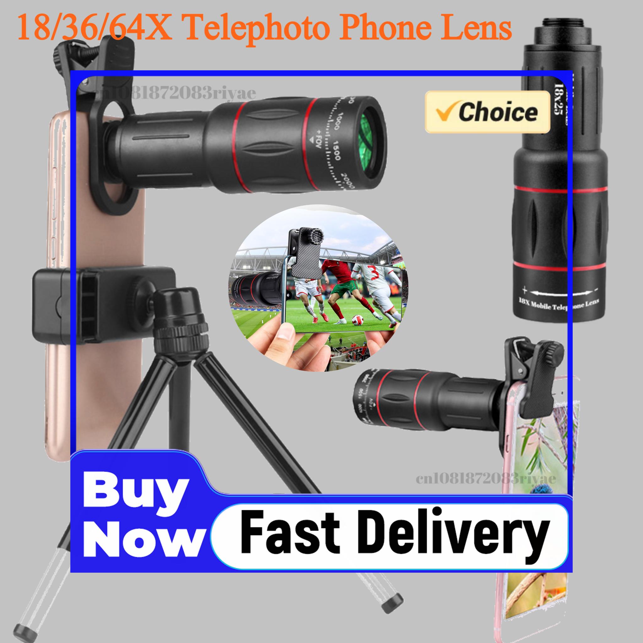 18/36/64X Telephoto Phone Lens - Lens Camera Clip incelemesi ve fiyatı