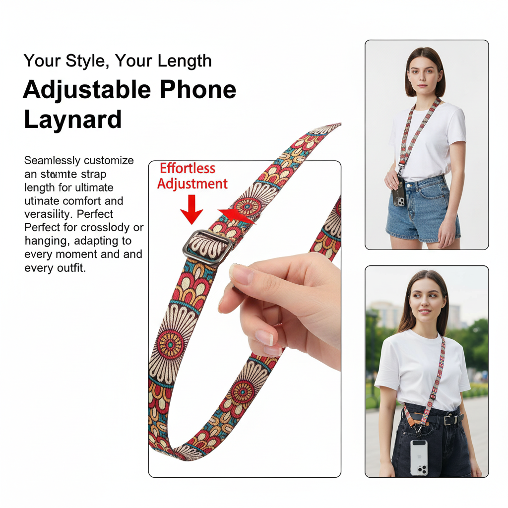 Vintage Floral Print Phone Lan - Lanyard Phone Strap incelemesi ve fiyatı