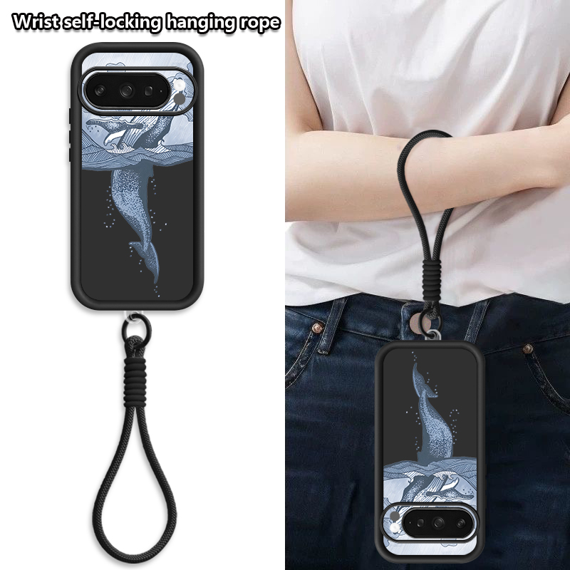 Humpback Whale Print Wrist Str - Lanyard Phone Strap incelemesi ve fiyatı