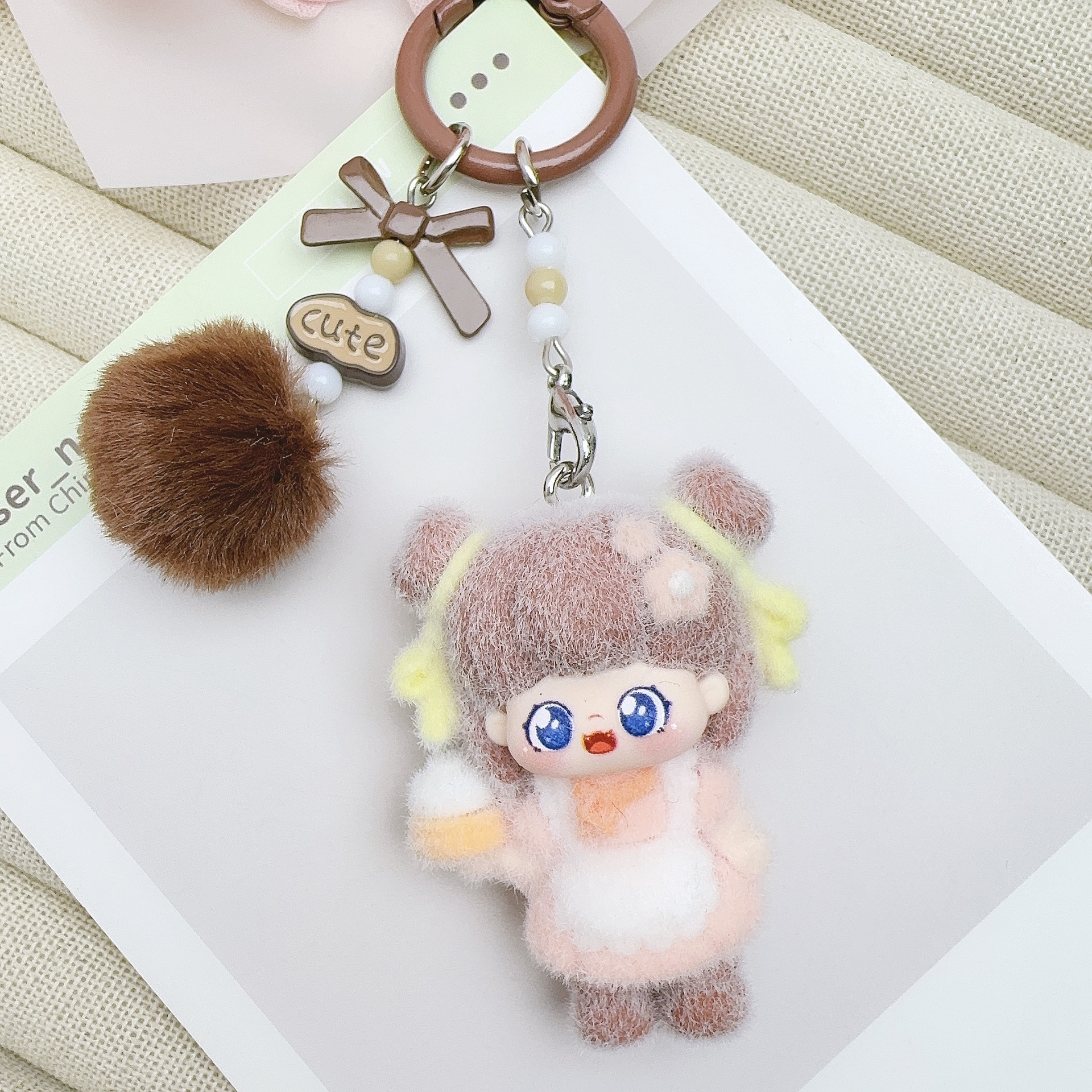 for Baby Three Keychains Cute  - Phone Accessories Chain incelemesi ve fiyatı