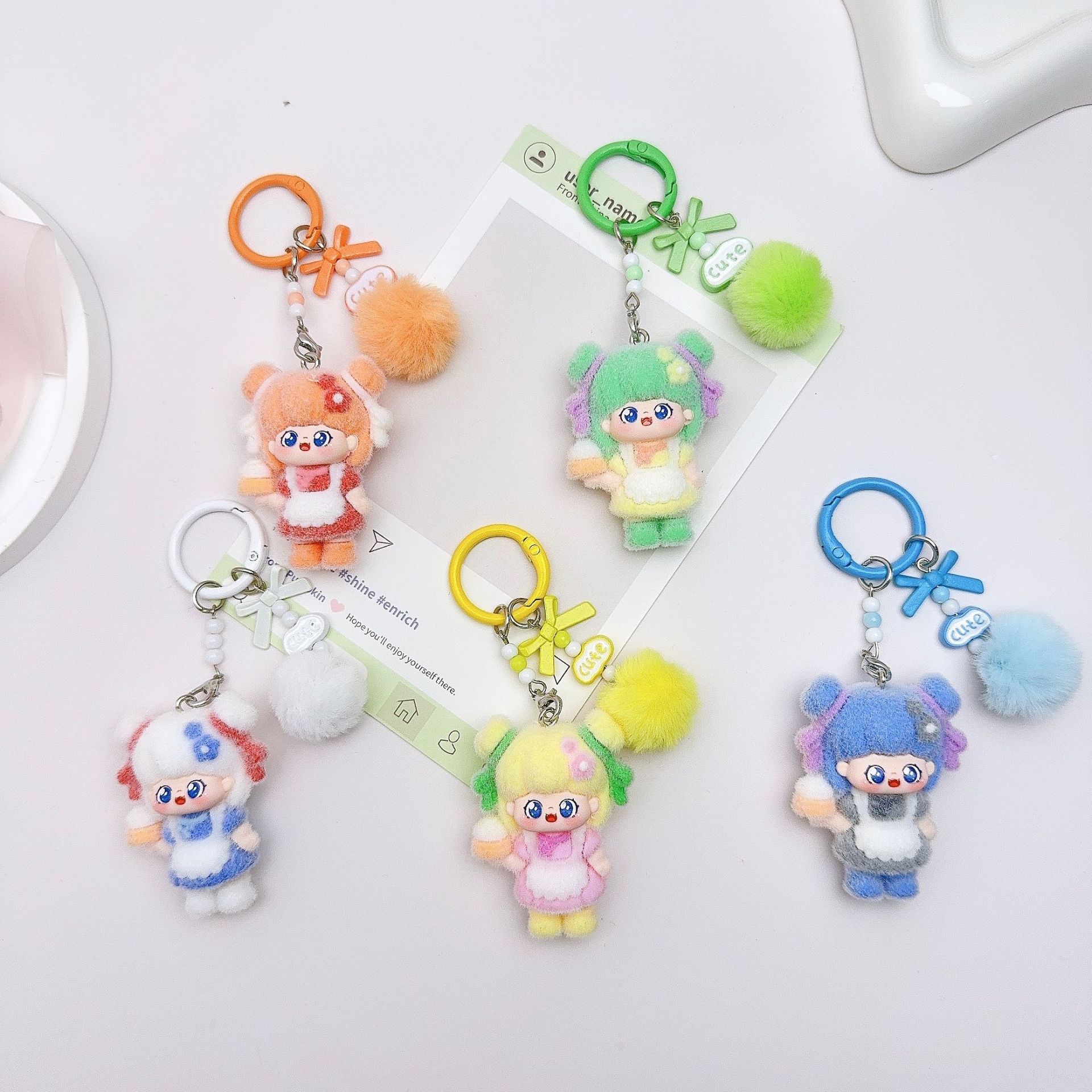for Baby Three Keychains Cute  - Phone Accessories Chain incelemesi ve fiyatı