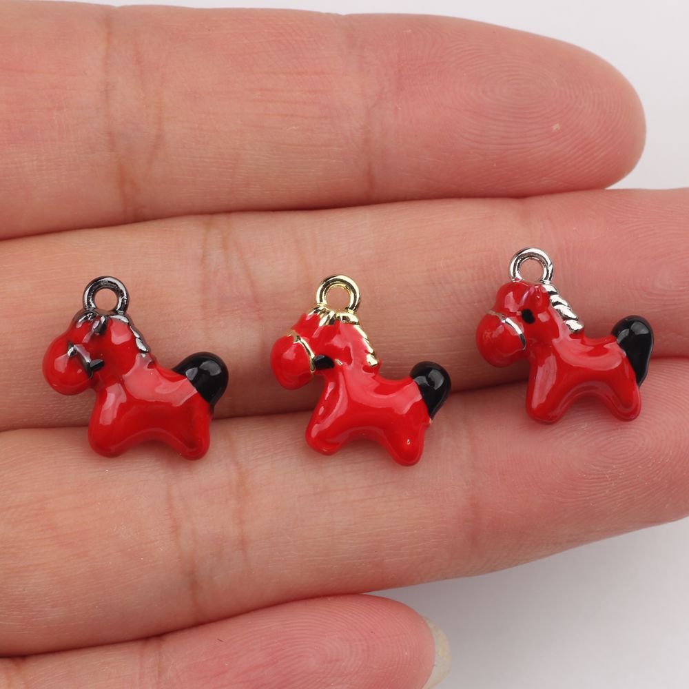 5pcs Cute Small Horse Charms A - Phone Accessories Jewelry incelemesi ve fiyatı