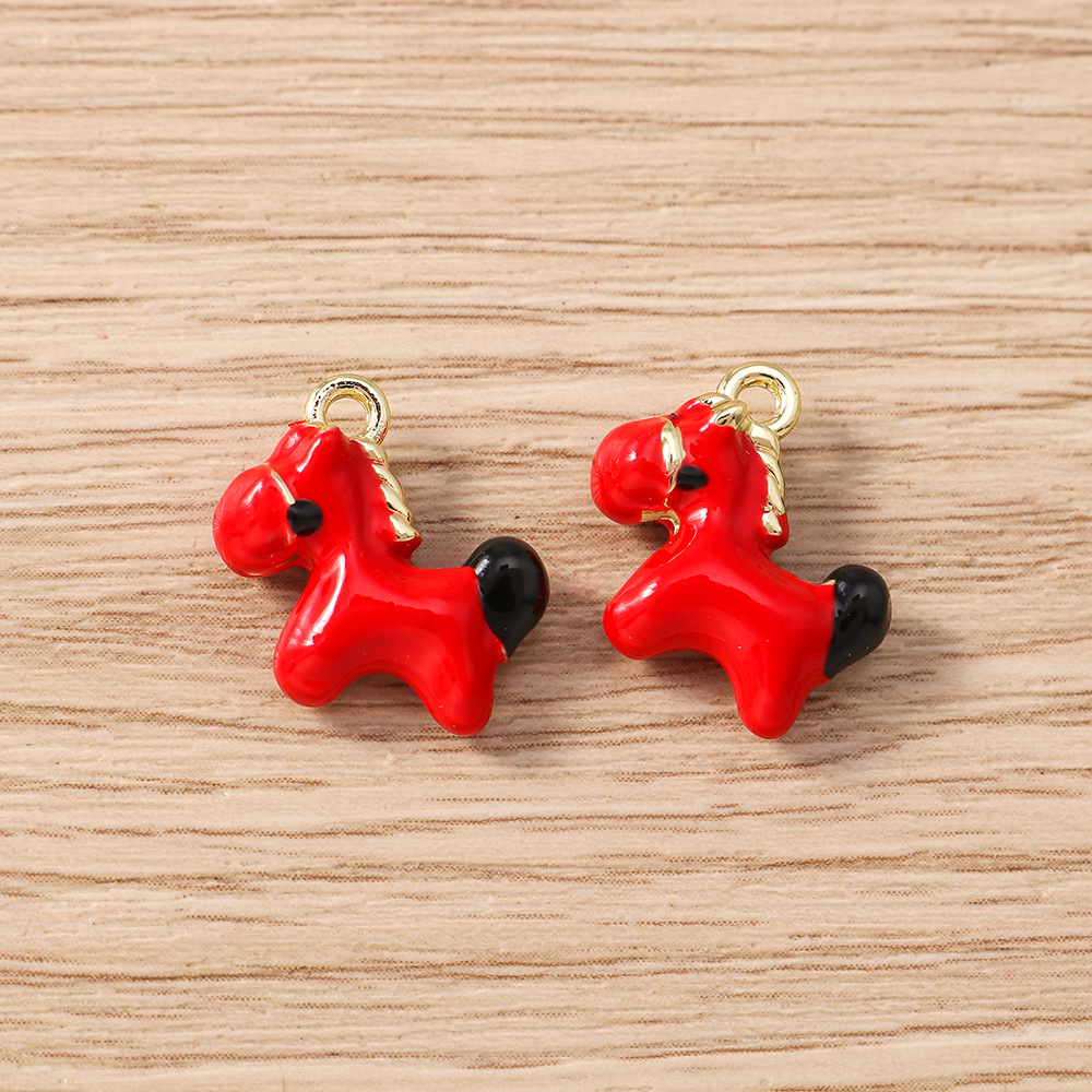 5pcs Cute Small Horse Charms A - Phone Accessories Jewelry incelemesi ve fiyatı