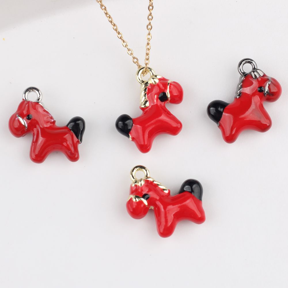 5pcs Cute Small Horse Charms A - Phone Accessories Jewelry incelemesi ve fiyatı