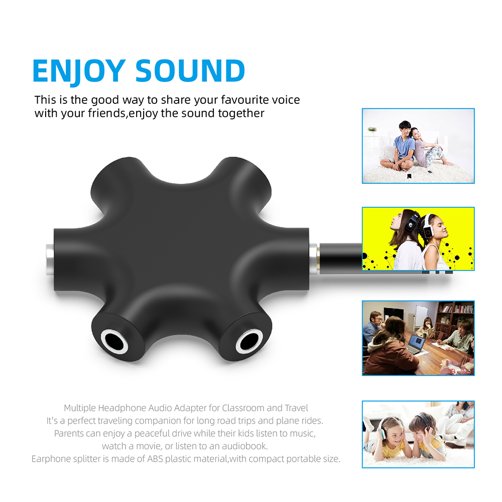 3.5mm Jack Earphone Audio Spli - Earphone Splitter Jack incelemesi ve fiyatı