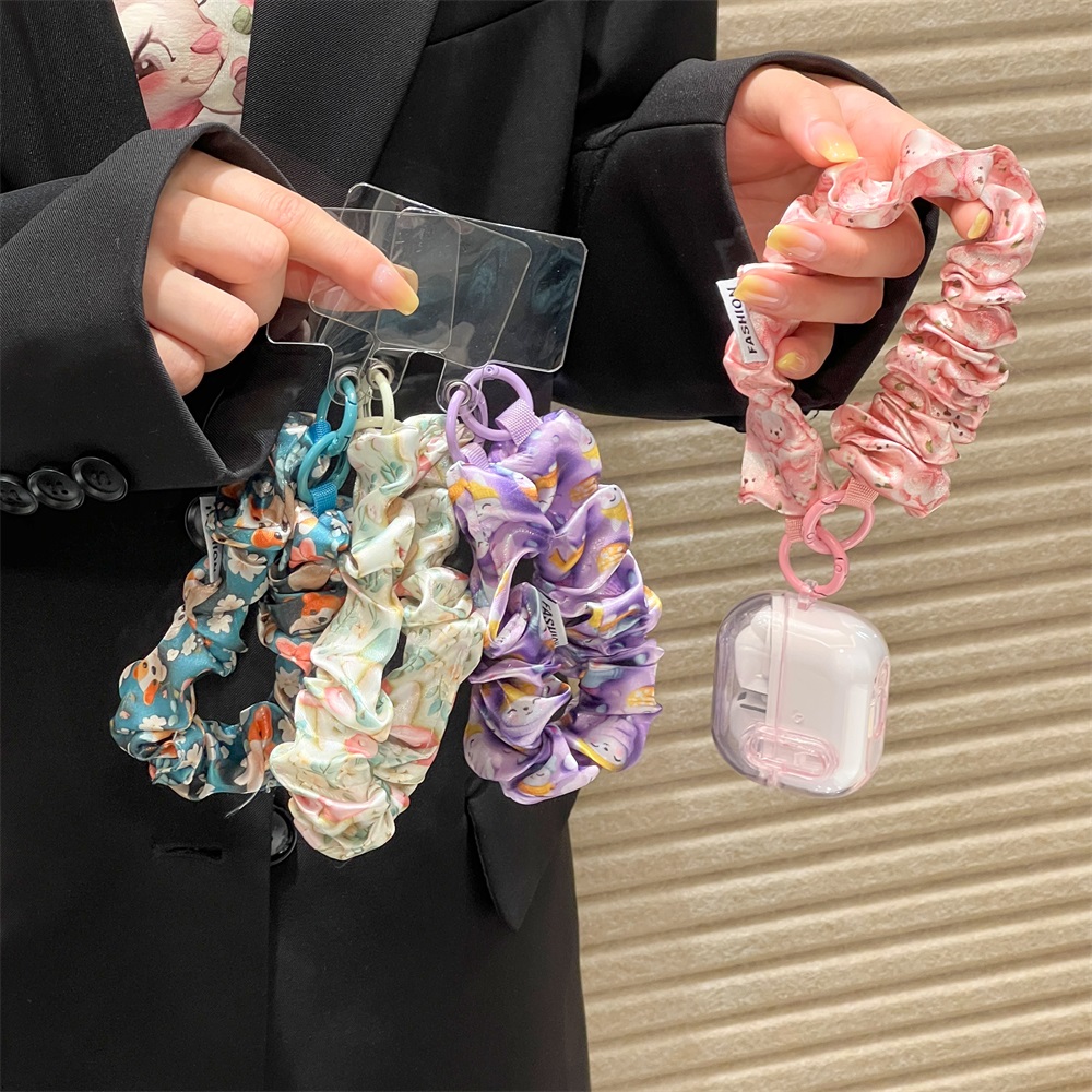 Women Silk Satin Scrunchies Un - Lanyard Phone Strap incelemesi ve fiyatı
