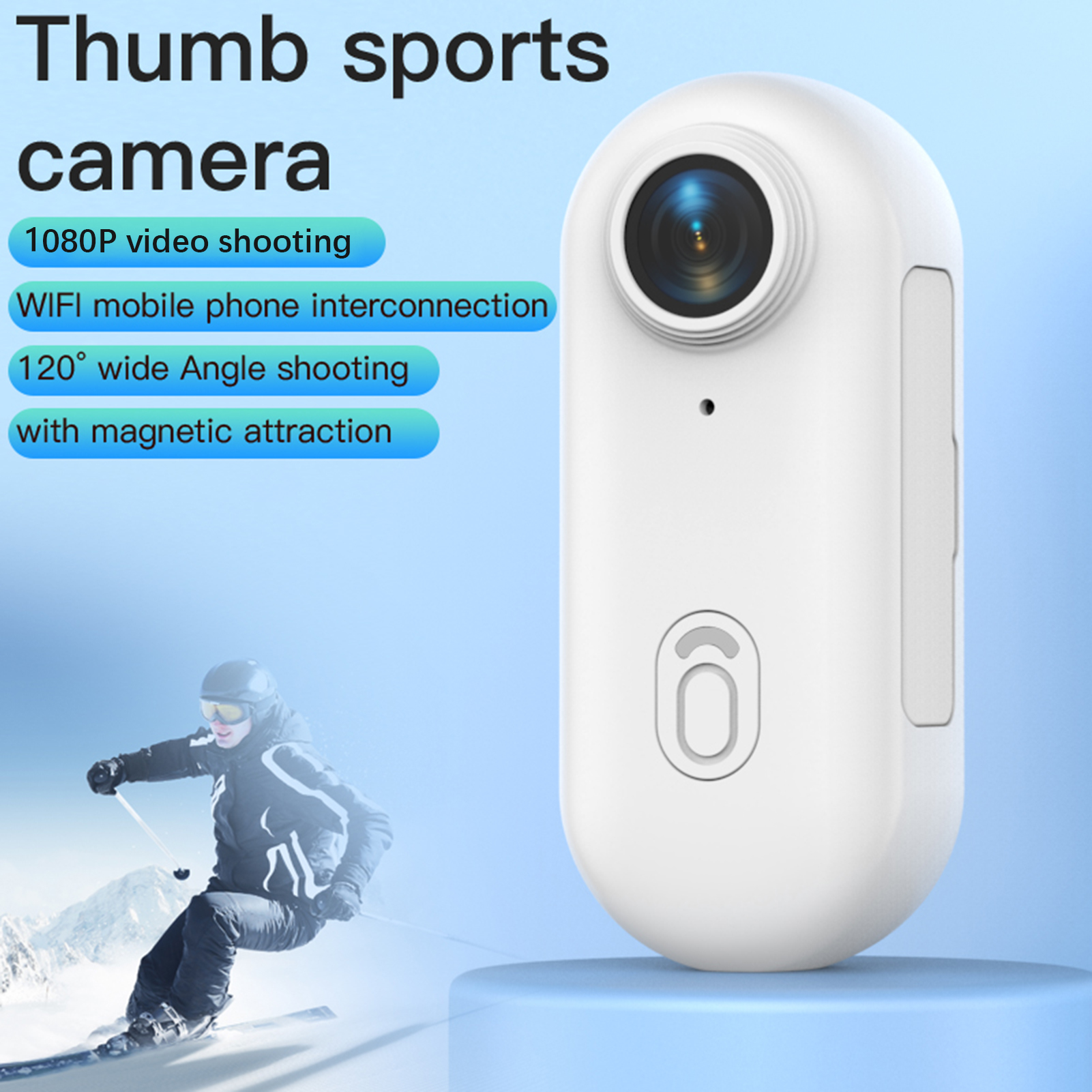 1080P Tiny Action Camera WiFi  - Lens Camera Clip incelemesi ve fiyatı