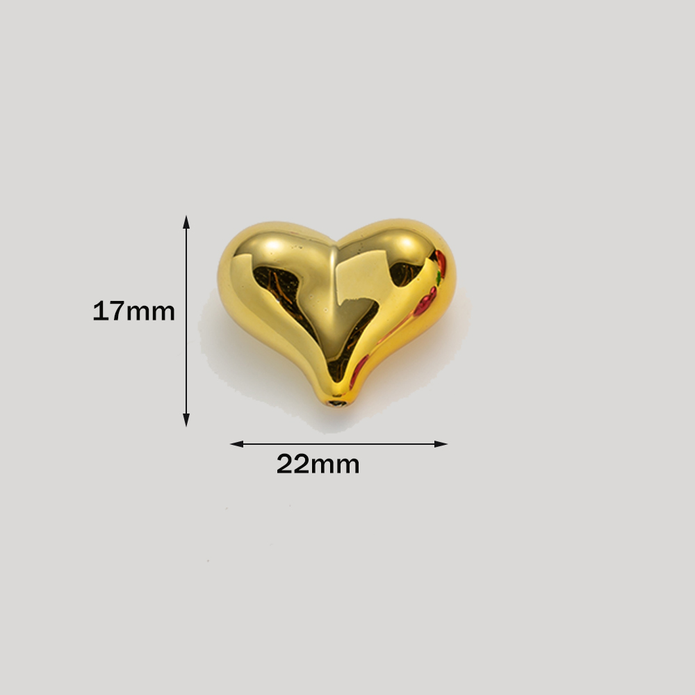 10pcs Colorful Acrylic Heart L - Phone Accessories Jewelry incelemesi ve fiyatı