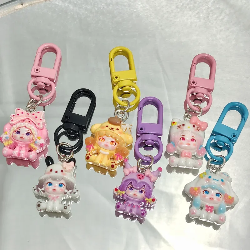 6 Pieces  Anime Hello Kitty Ba - Phone Accessories Chain incelemesi ve fiyatı
