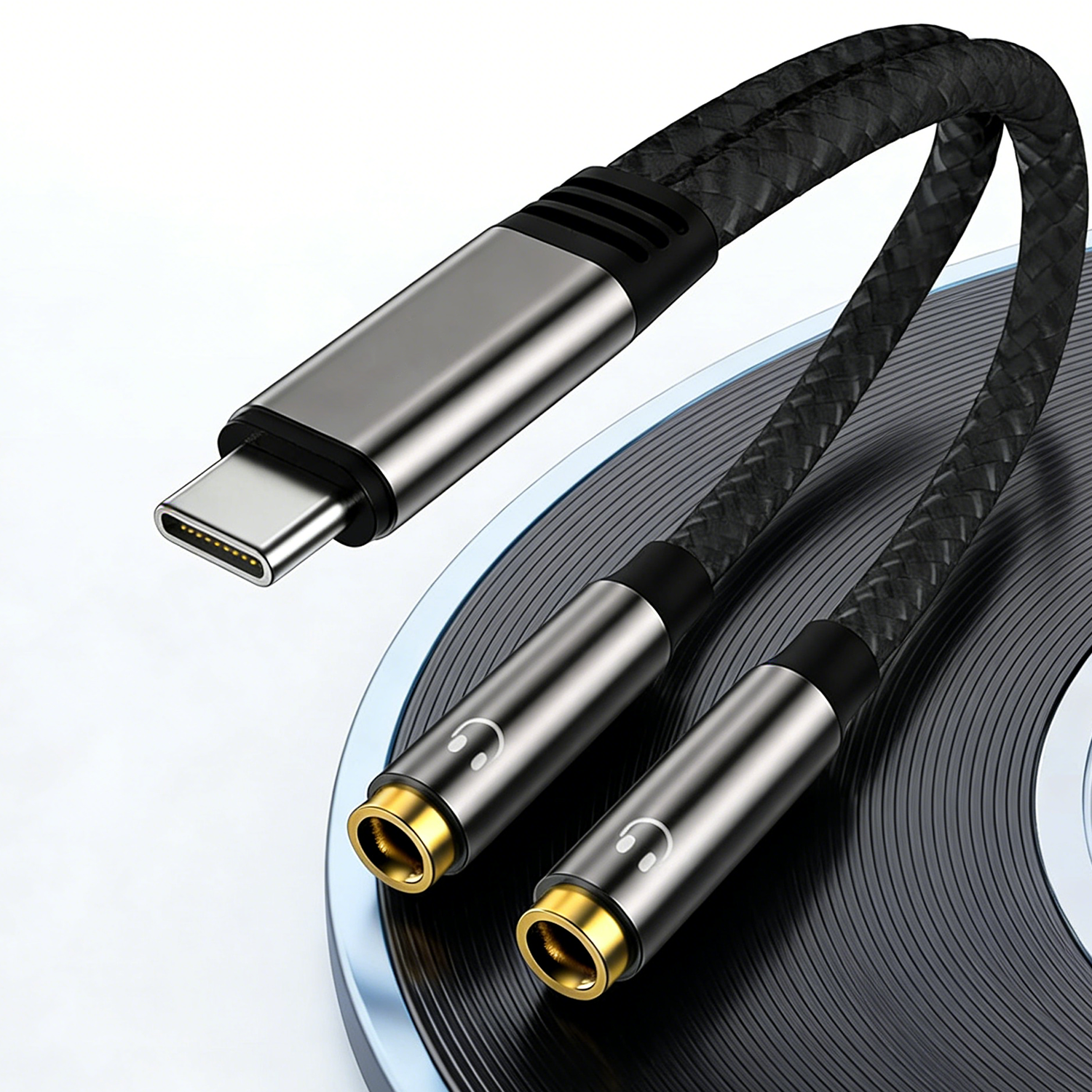 USB C To Dual 3.5mm Female Hea - Earphone Splitter Jack incelemesi ve fiyatı