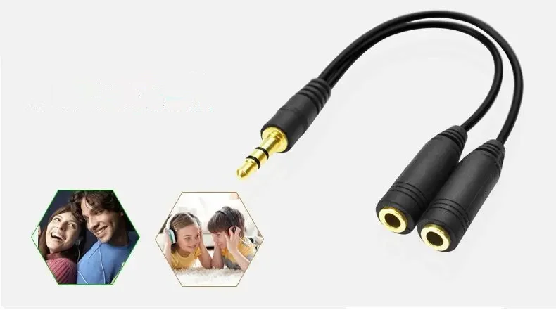 Headphone Splitter, 3.5mm Exte - Earphone Splitter Jack incelemesi ve fiyatı