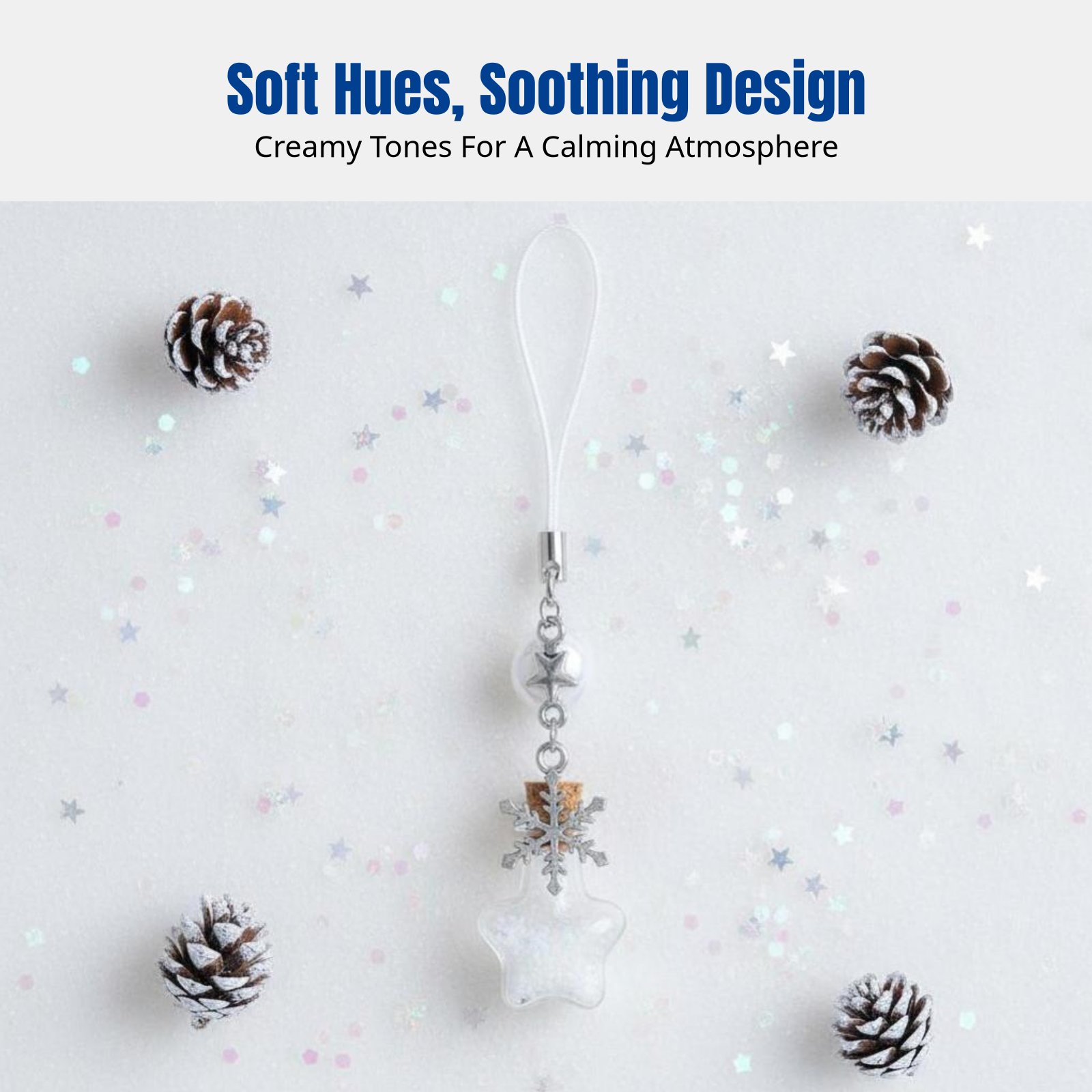 Cute Ice Crystal Wish Bottle K - Phone Accessories Chain incelemesi ve fiyatı