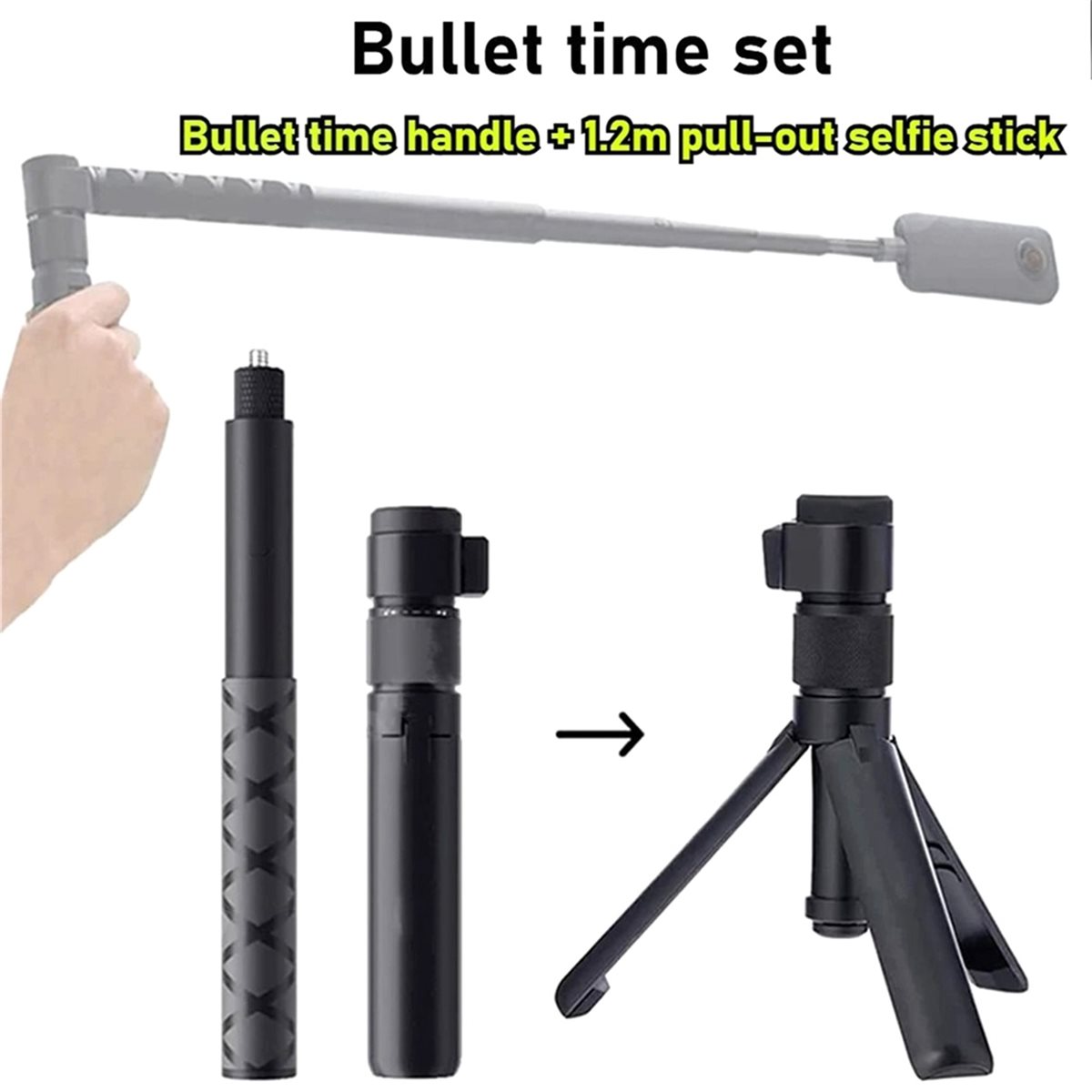 N05R Rotary Handle Desktop Tri - Selfie Stick Tripod incelemesi ve fiyatı