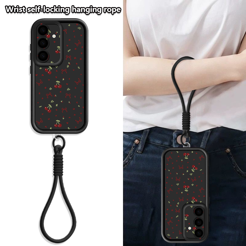 Little Cherry Pattern Lanyard  - Lanyard Phone Strap incelemesi ve fiyatı