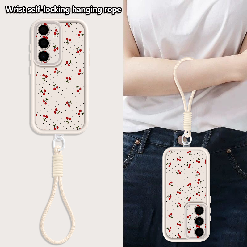 Little Cherry Pattern Lanyard  - Lanyard Phone Strap incelemesi ve fiyatı