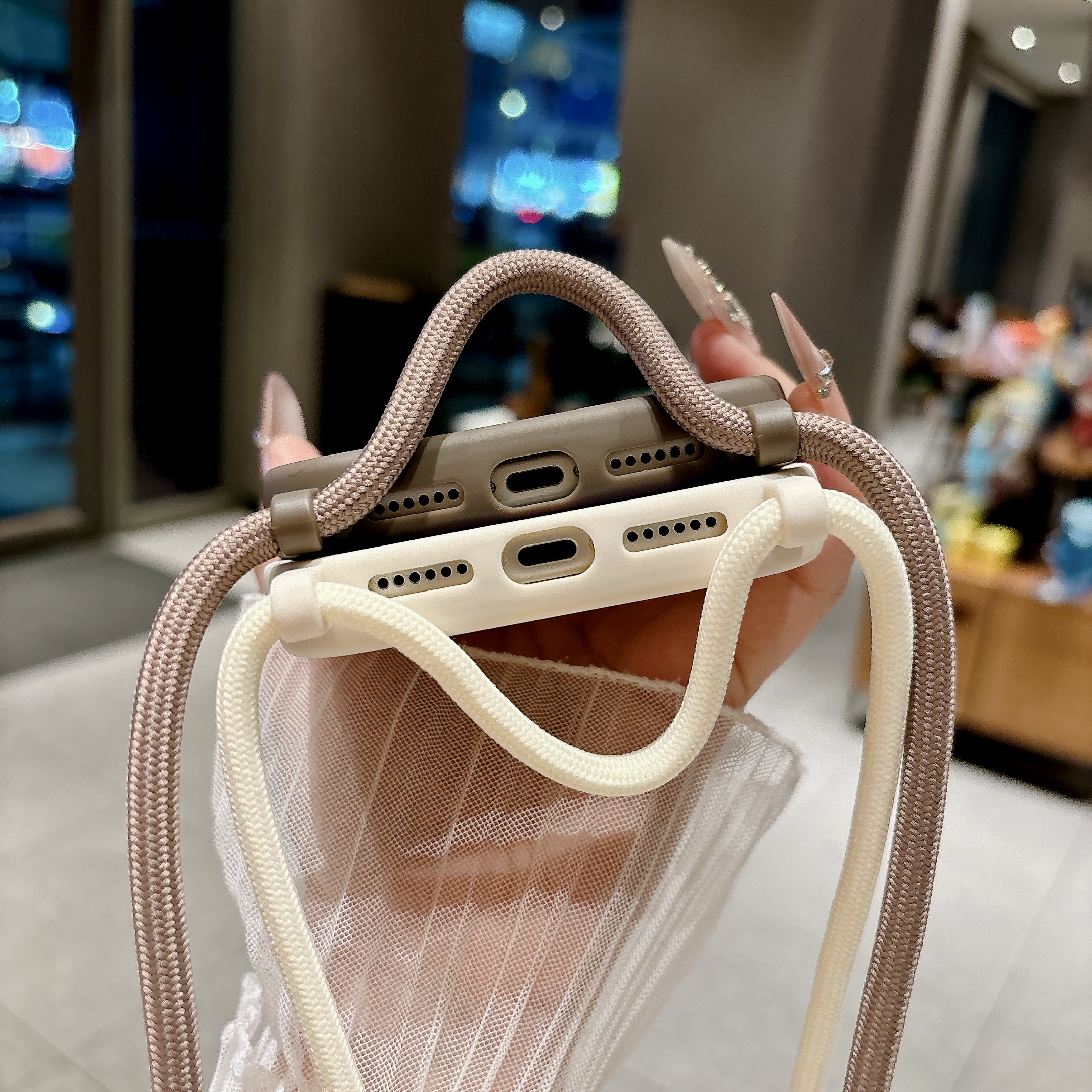 Phone Case For iPhone 17 16 15 - Lanyard Phone Strap incelemesi ve fiyatı
