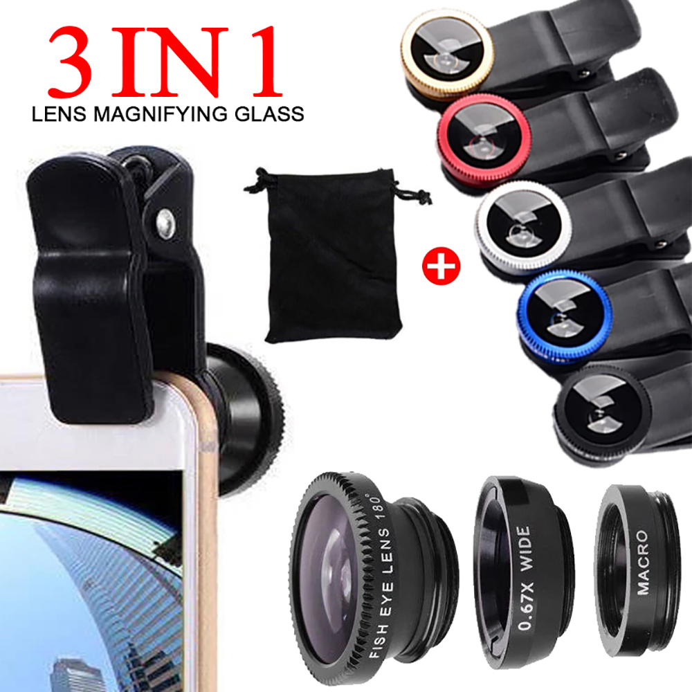3 in1 180° Fish Eye Mobile Pho - Lens Camera Clip incelemesi ve fiyatı