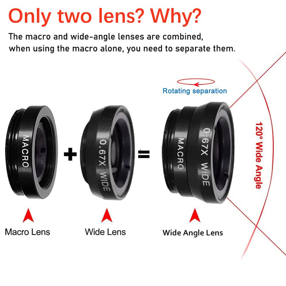 3 in1 180° Fish Eye Mobile Pho - Lens Camera Clip incelemesi ve fiyatı