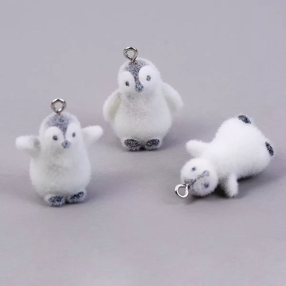 5pcs Flocking Small Penguin Re - Phone Accessories Jewelry incelemesi ve fiyatı