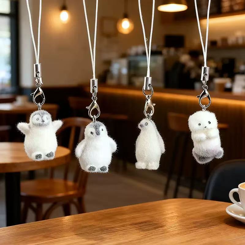 5pcs Flocking Small Penguin Re - Phone Accessories Jewelry incelemesi ve fiyatı