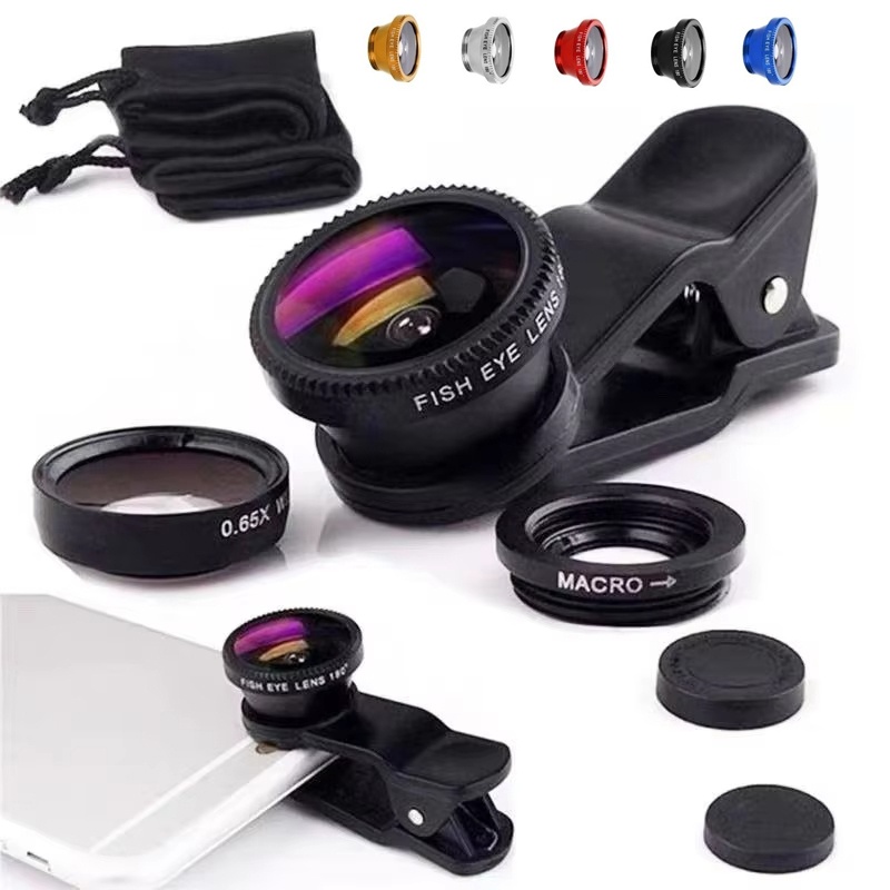 3 In 1 Phone Fish Eye Lens Wid - Lens Camera Clip incelemesi ve fiyatı